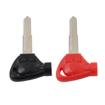 2 x Left Ignition Key Blank Shell Case for Yamaha Motorbike Scooter