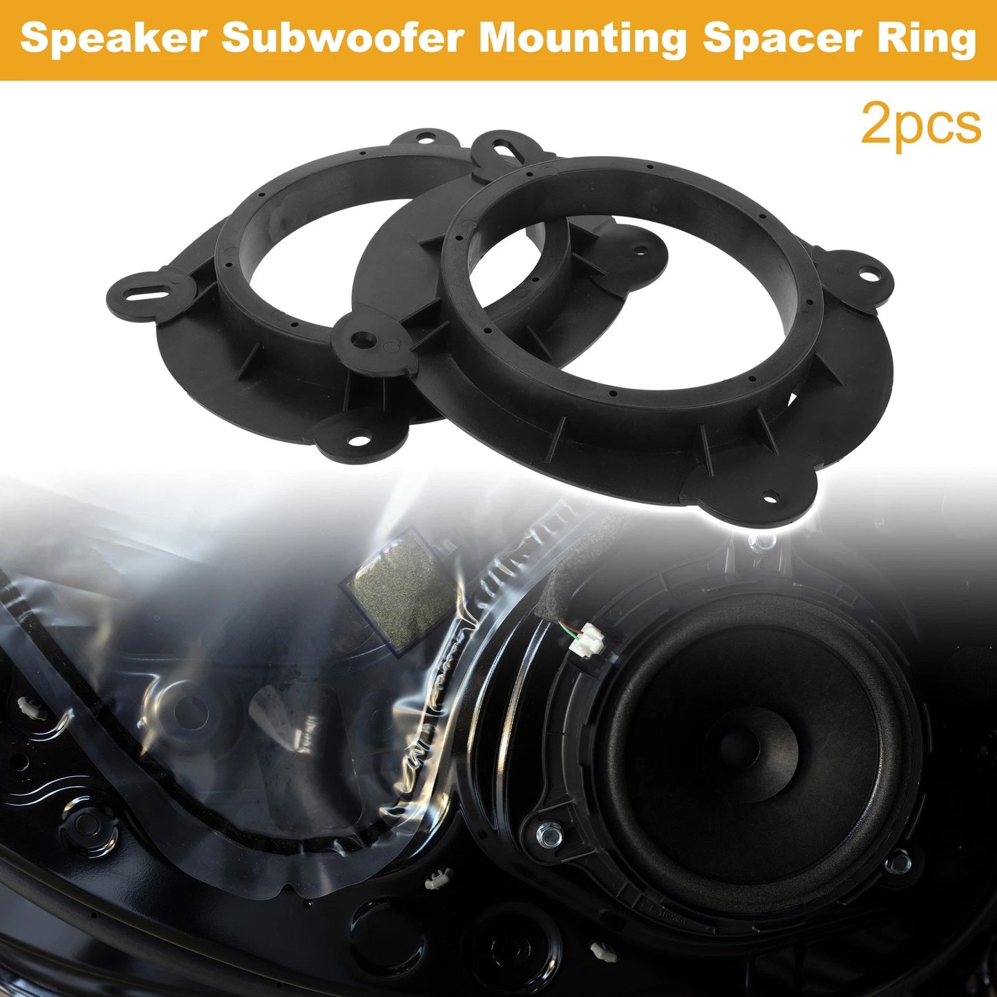 2 x Speaker Spacer Ring Tweeter Adaptor for Toyota Avalon (2019–2023)