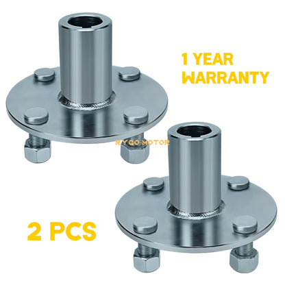 2pcs 4x4 Live Axle Hub for Go-Kart 1 to 3/4 Step-Down, 1/4 Keyed Shaft