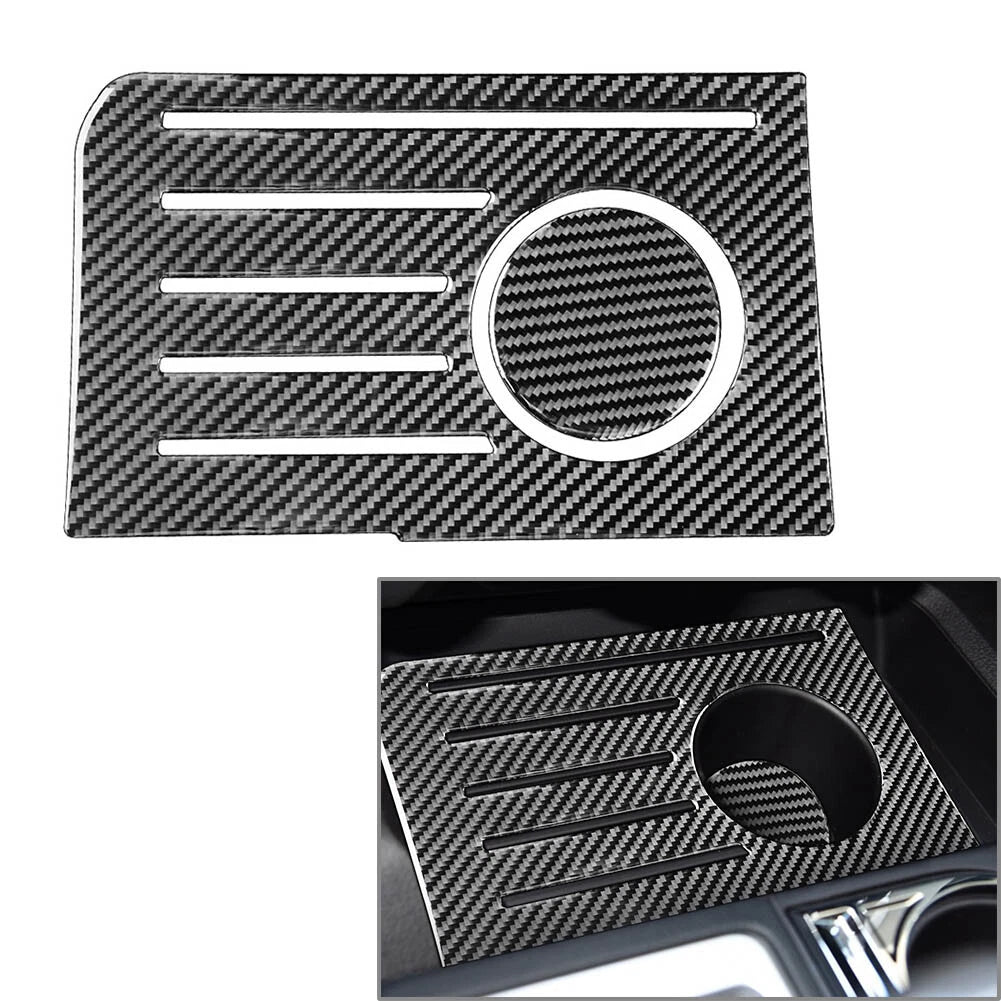 Cup Holder Storage Panel Cover for Toyota Tundra (2014-2021) Black