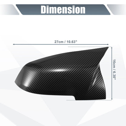 Carbon Fiber Rearview Mirror Cover Cap for BMW X1 328i 125i 330i (2011-2015)