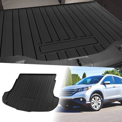 Flat Face Cargo Liner Rear Trunk Mat for Honda CR-V (2007-2011) 1 x TPE