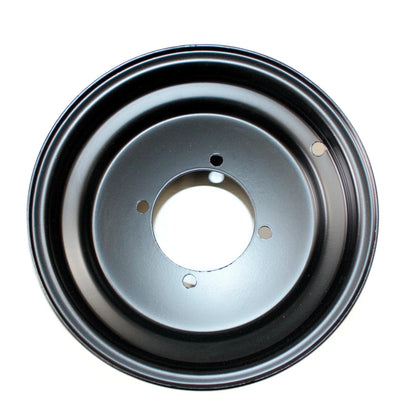 Black 10" Front Wheel Rims for Quad Dirt Bike ATV Buggy (90mm Hole)