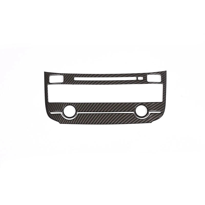 Carbon Style AC Buttons Mode Console Panel Cover Trim fits Jaguar F-pace XE XF