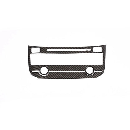 Carbon Style AC Buttons Mode Console Panel Cover Trim fits Jaguar F-pace XE XF
