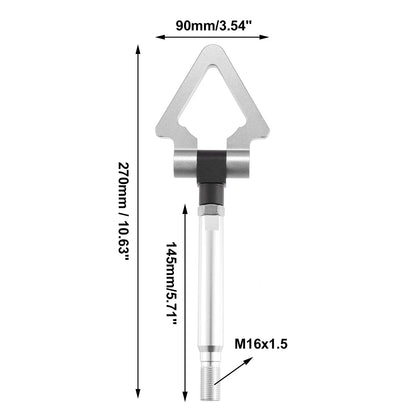Silver Tone Front Bumper Towing Hook for Subaru