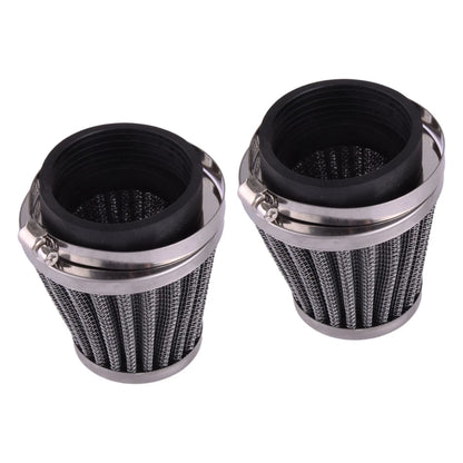 2 x 52mm Air Filter Pods for Kawasaki Suzuki Yamaha Minibikes Scooters ATV