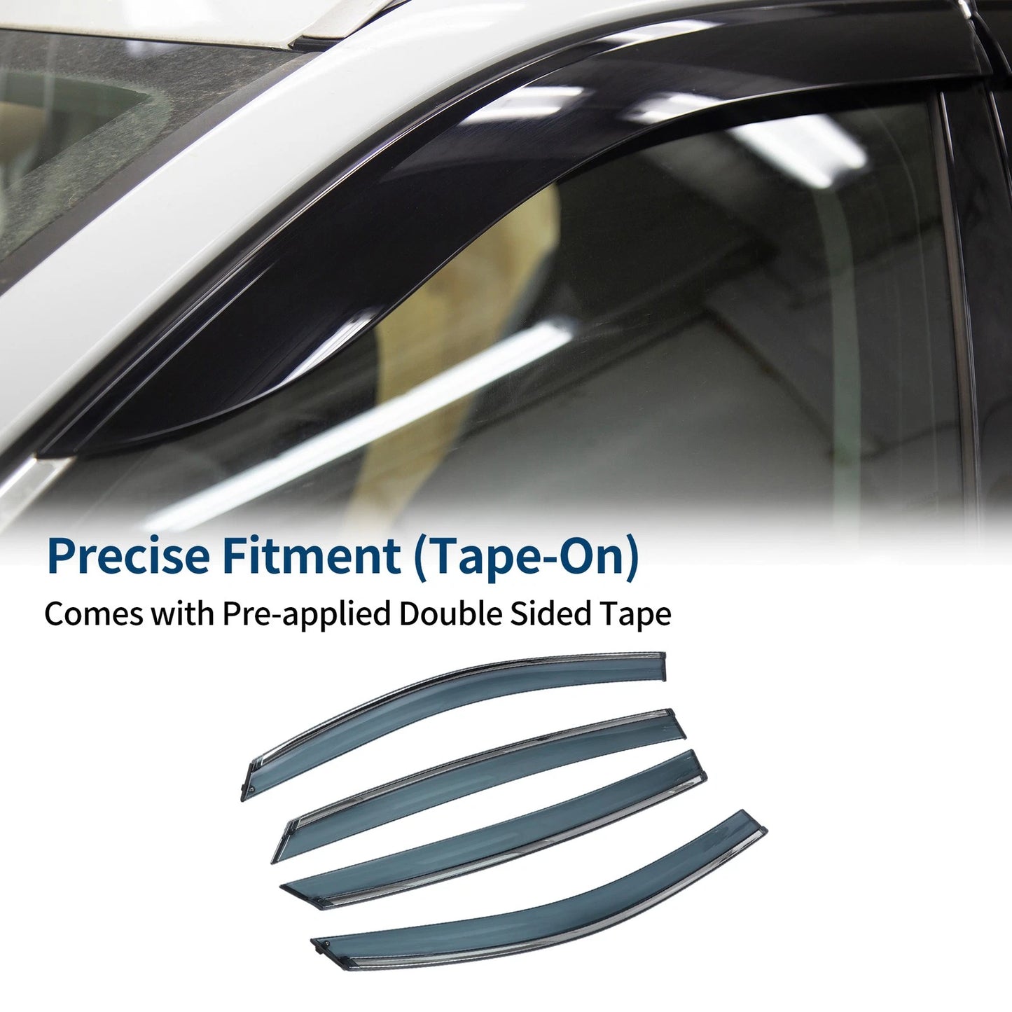 Kia Optima Window Deflectors 1 Set Side Vent Visors (2011-2015)
