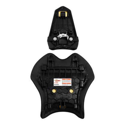 Black Red Driver & Passenger Seats for Yamaha YZF R6 (2017-2022)