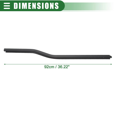 Front Left Window Belt Weatherstrip for Ford F-250 (1999-2016) Black