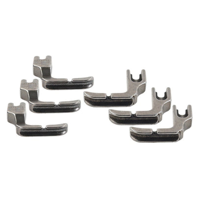 6 x Zipper Piping Feet for JUKI, BROTHER, HIGHLEAD, SINGER, CONSEW