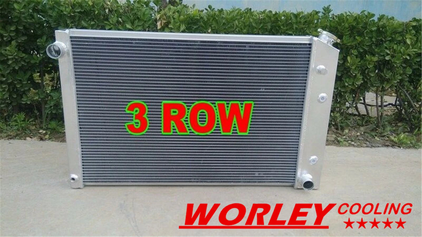 3 Row Aluminum Radiator for Chevrolet C10 V8 5.0L 5.7L (1981-1986)