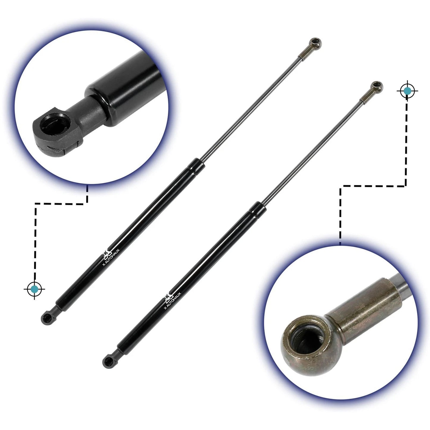 2 x Rear Boot Lift Supports Struts for Toyota Prius (2004-2007)
