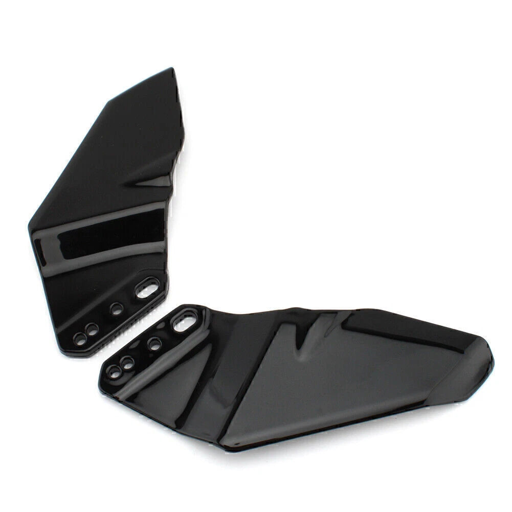 Black Winglet Aerodynamic ABS Spoiler Kit for Kawasaki Honda BMW