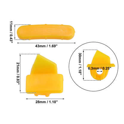 5 x 1.10x0.83x1.18 Demount Head Plastic Insert for Motorcycle Tire Changer