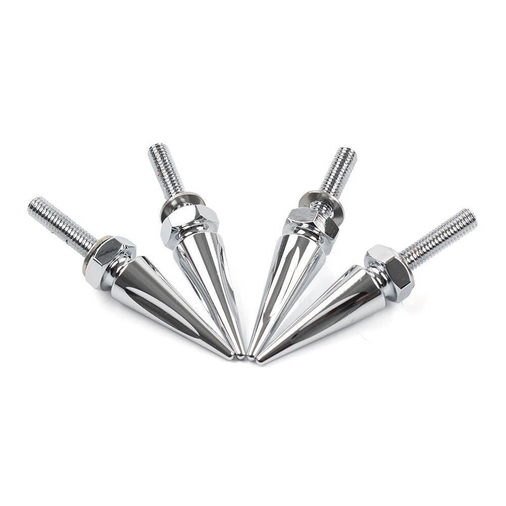 Chrome Windshield Spike Bolts for Harley Road Glide (2015-2023)