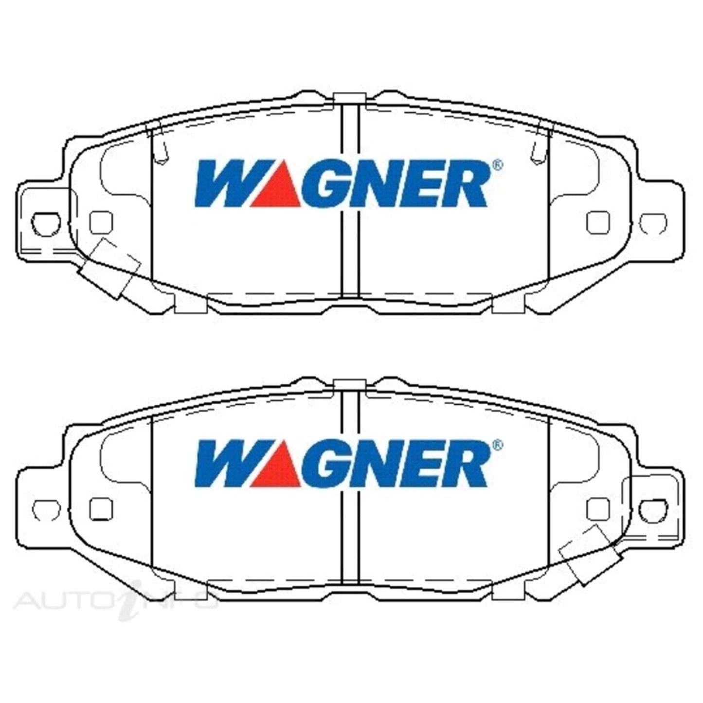 Rear Disc Brake Pad Set for Toyota Soarer (1991–1996)