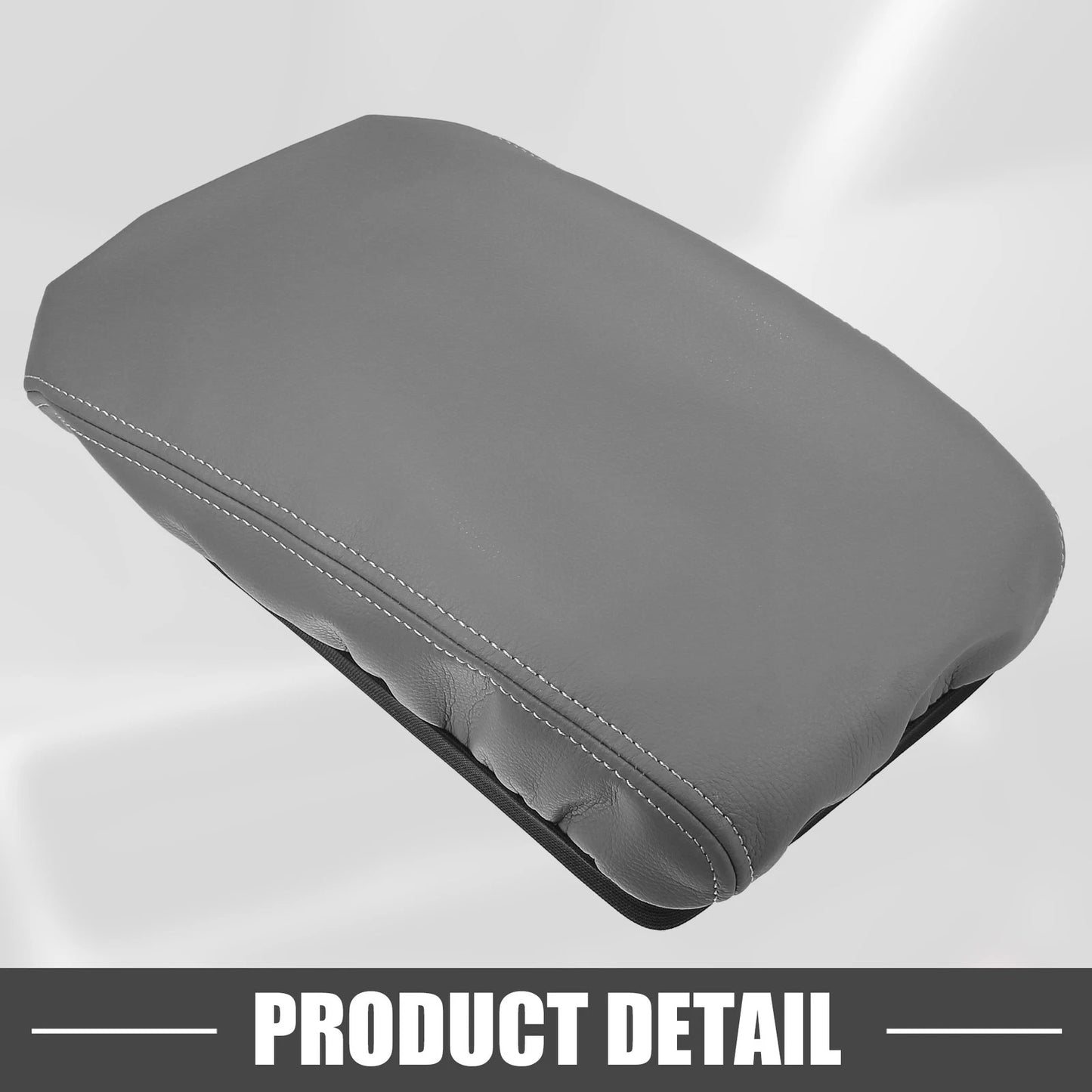 Center Console Armrest Cover Pad for Toyota Highlander (2008-2013) Gray