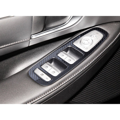 4 x Stainless Steel Window Switch Panel Covers for Hyundai Sonata (2020-2021)