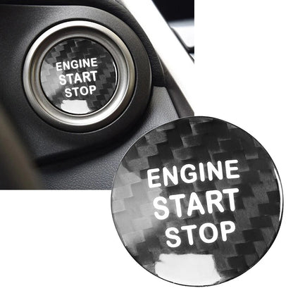 Carbon Fiber Engine Start Stop Button Cover for LEXUS IS ES GS NX RX LX RC (2016)