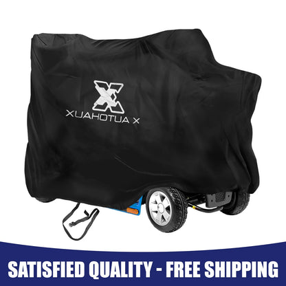 140CM Universal Motorcycle Mobility Scooter Cover 190T Polyester Black
