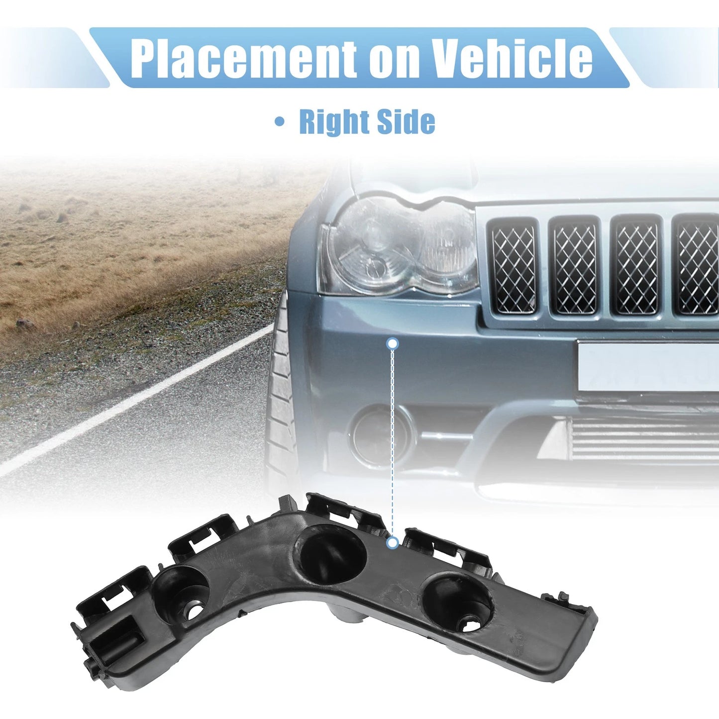 Front Right Bumper Cover Bracket for Jeep Grand Cherokee (2011-2023)
