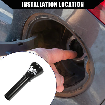 Rear Fuel Filler Funnel for Buick Enclave Black