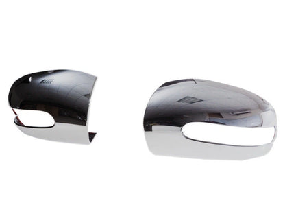 Chrome Mirror Covers for Mercedes Benz W203 W211 (2000-2006)