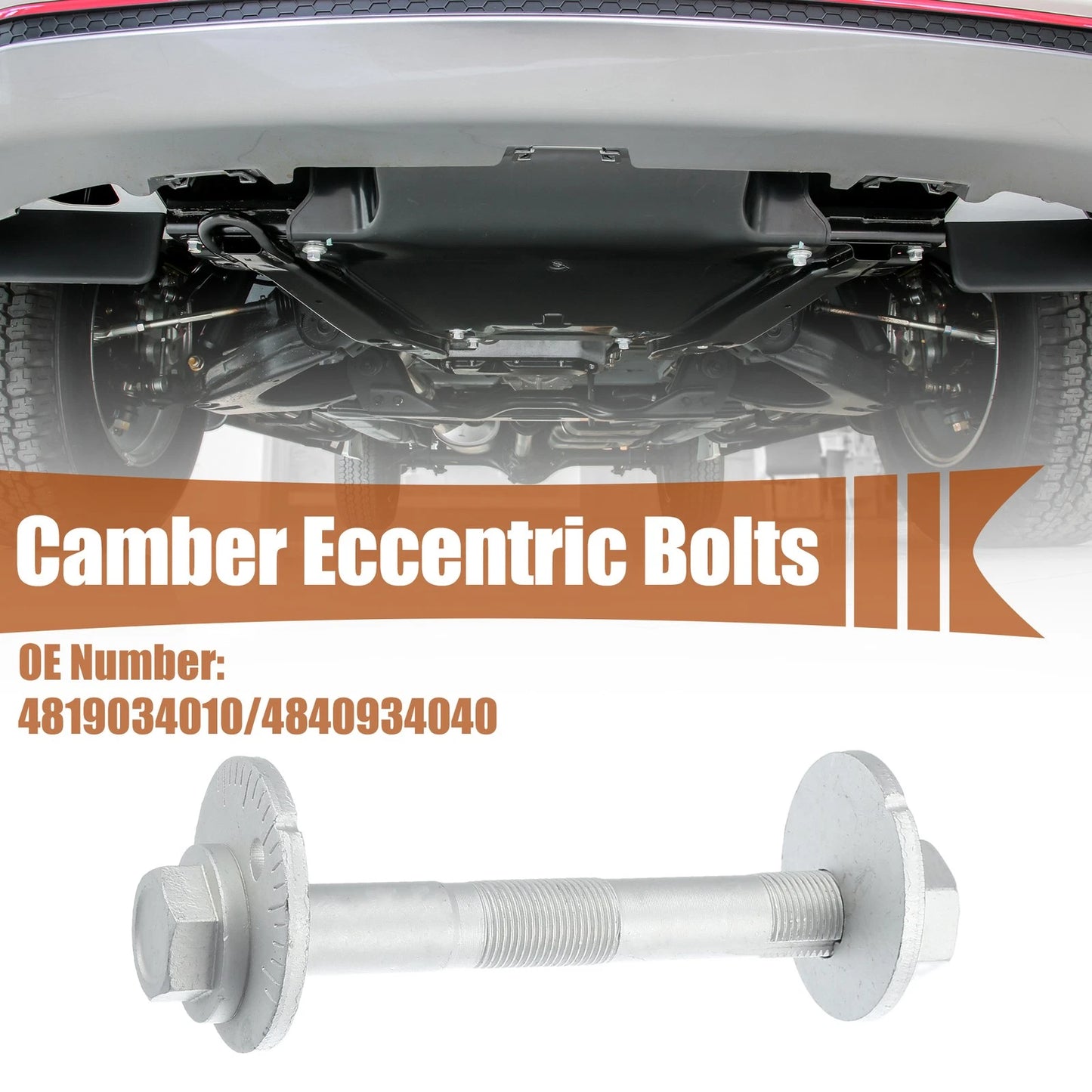 Set / Eccentric Alignment Camber Bolt / for Toyota Tundra (2007–2008)