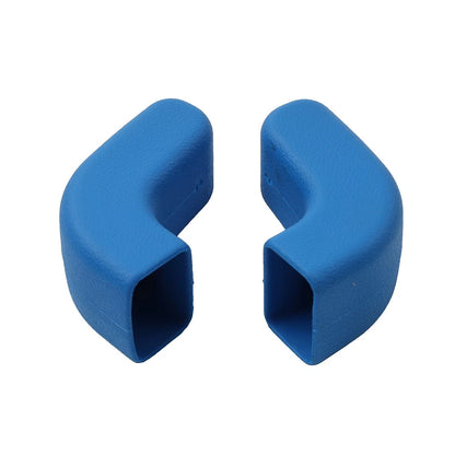 2 x Front Bumper Tow Hook Covers for Jeep Wrangler JK JL JT (2007-2023)