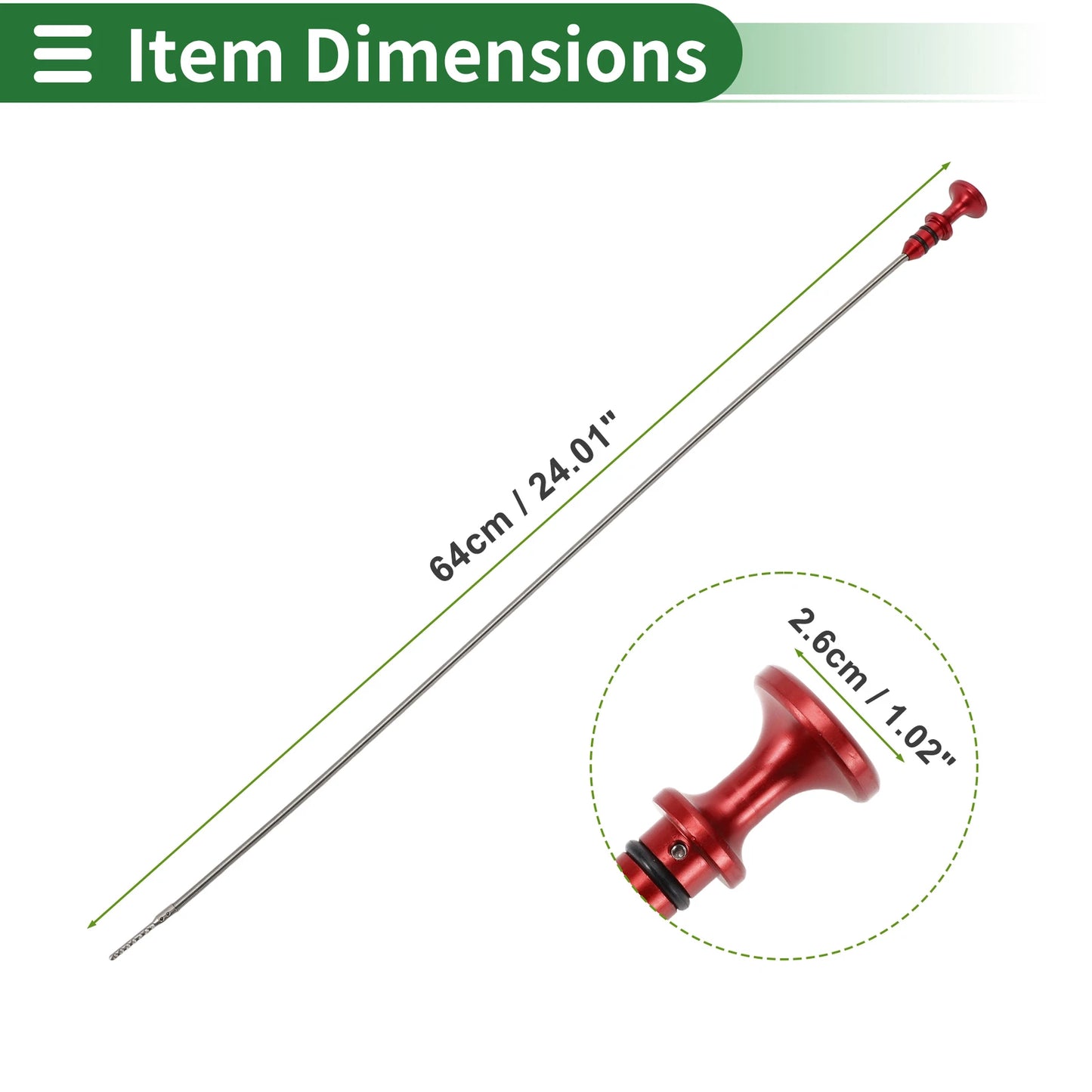 Engine Oil Dipstick for Mini Cooper S 1.6L L4 Supercharged (2002-2008)