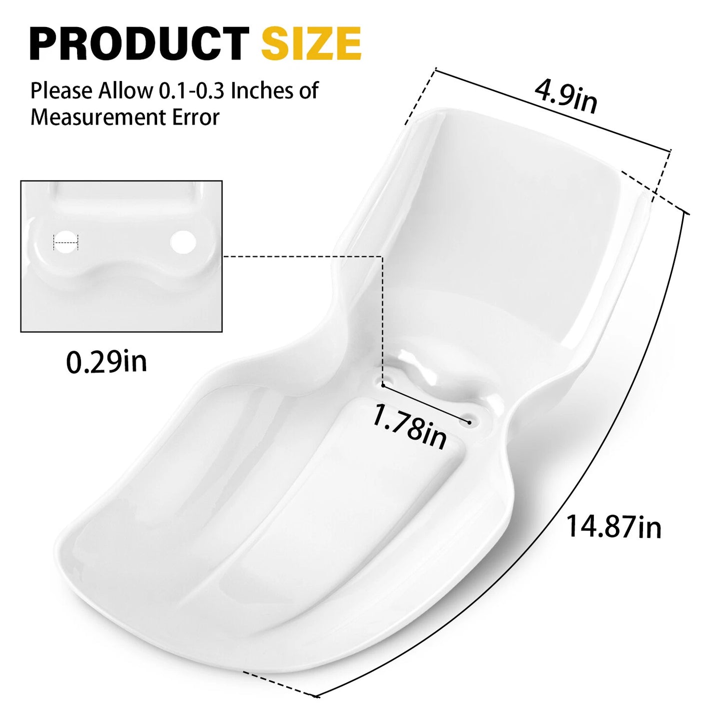 Front Fender White for Honda Z50R 1988-1999
