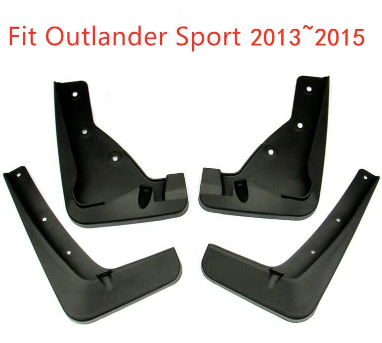 4x Mud Flaps Mudguard Fenders for Mitsubishi Outlander Sport ASX RVR (2013–2015)