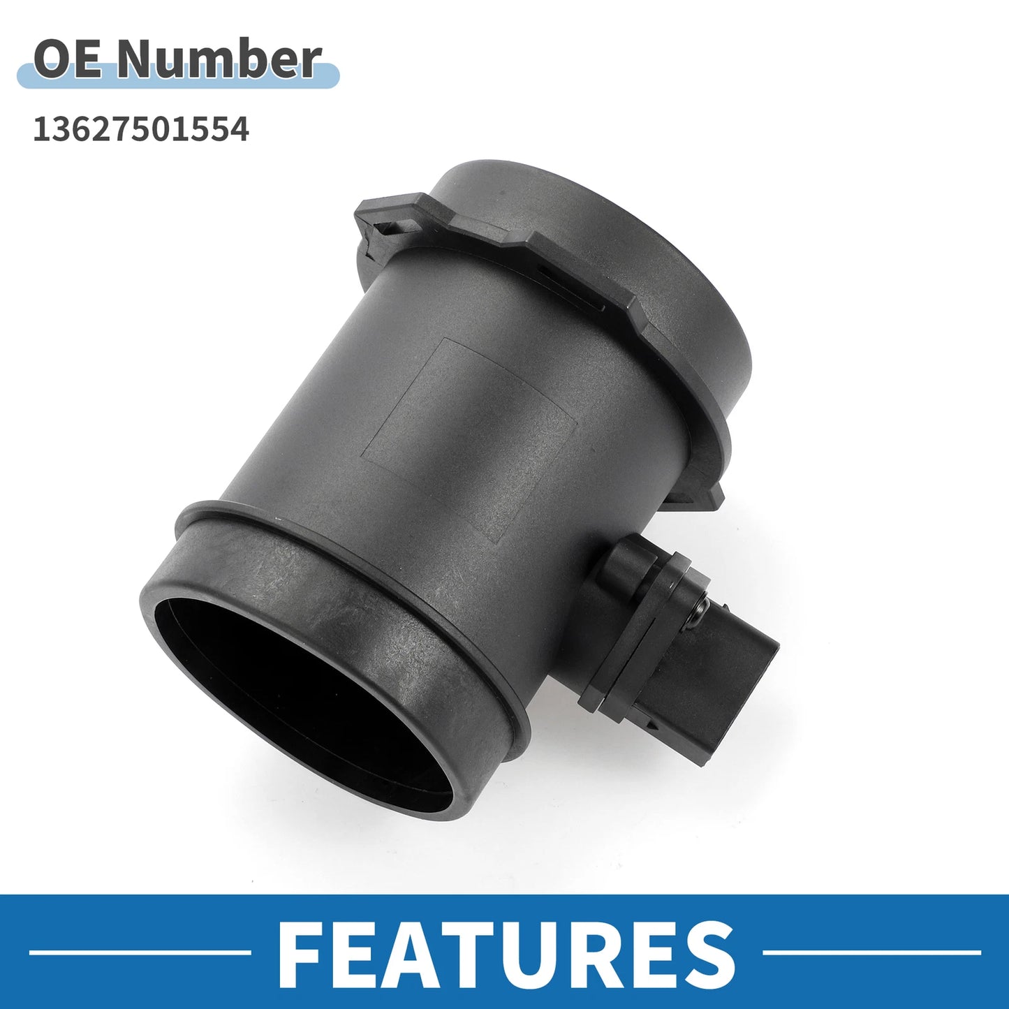 MAF Mass Air Flow Sensor for BMW 745i V8 4.4L E65 (2002-2005)