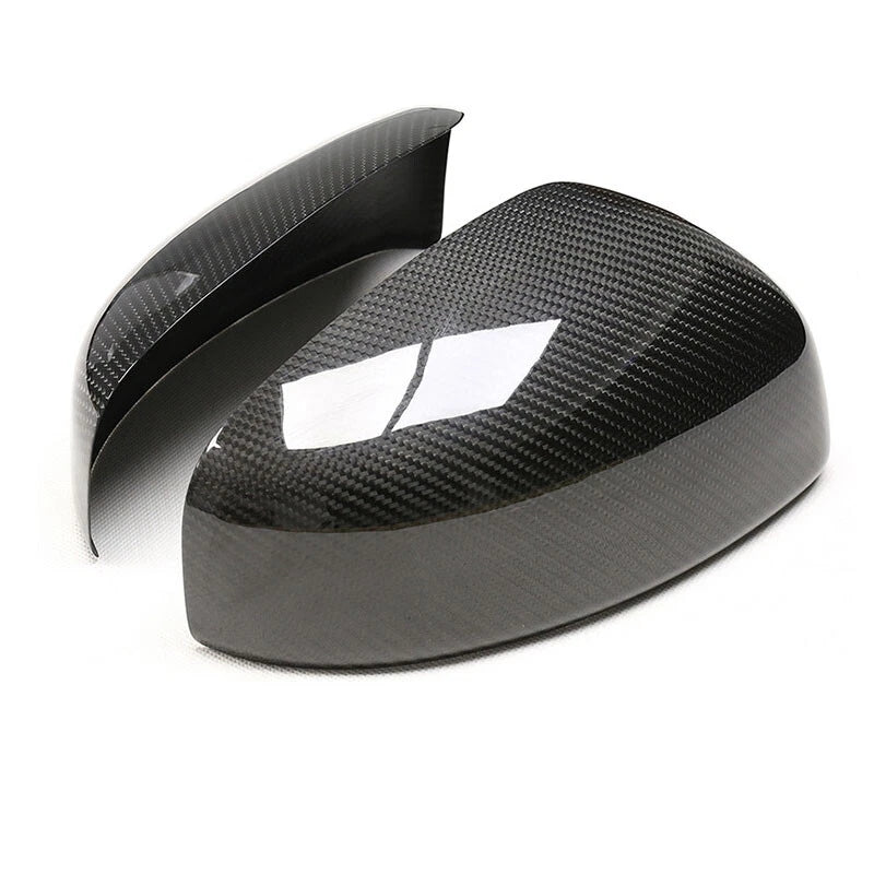 Real Carbon Fiber Side Rearview Mirror Cover Caps fit For NISSAN 370Z Z34 2009+