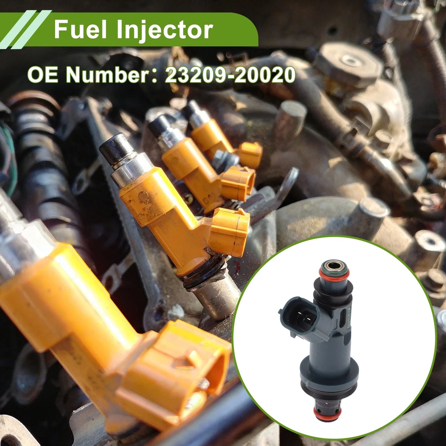Fuel Injector 1 Pc for Toyota Camry LE XLE 3.0 (1998–2003)