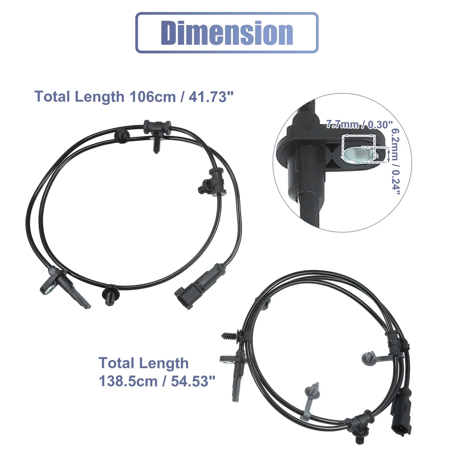 ABS Sensor Pair for Ford Edge (2011-2014)