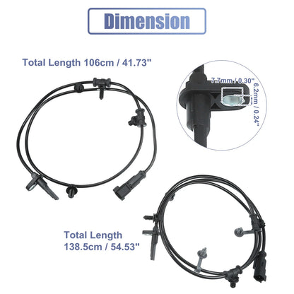ABS Sensor Pair for Ford Edge (2011-2014)