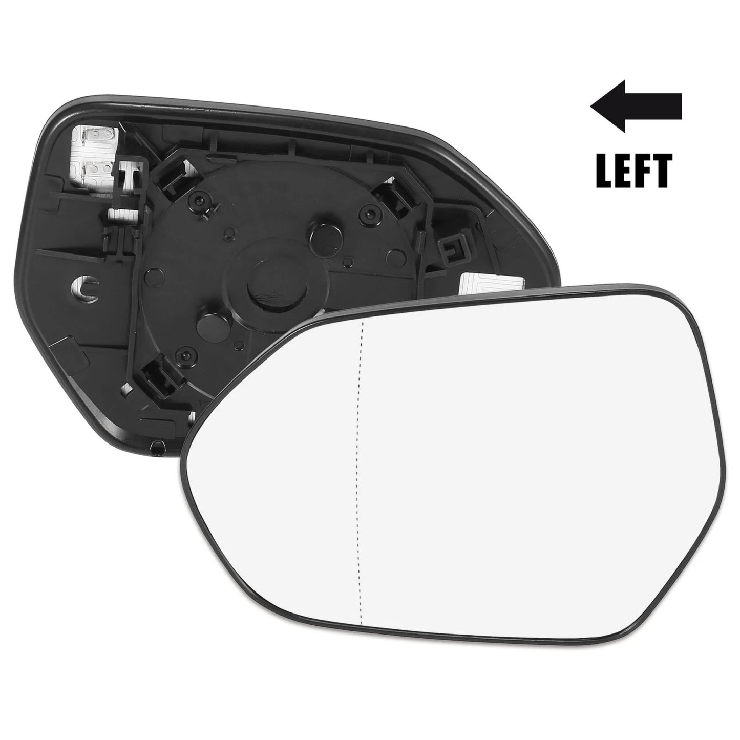 Heated Mirror Glass Double Curved with Plate for Toyota (2010-2015)