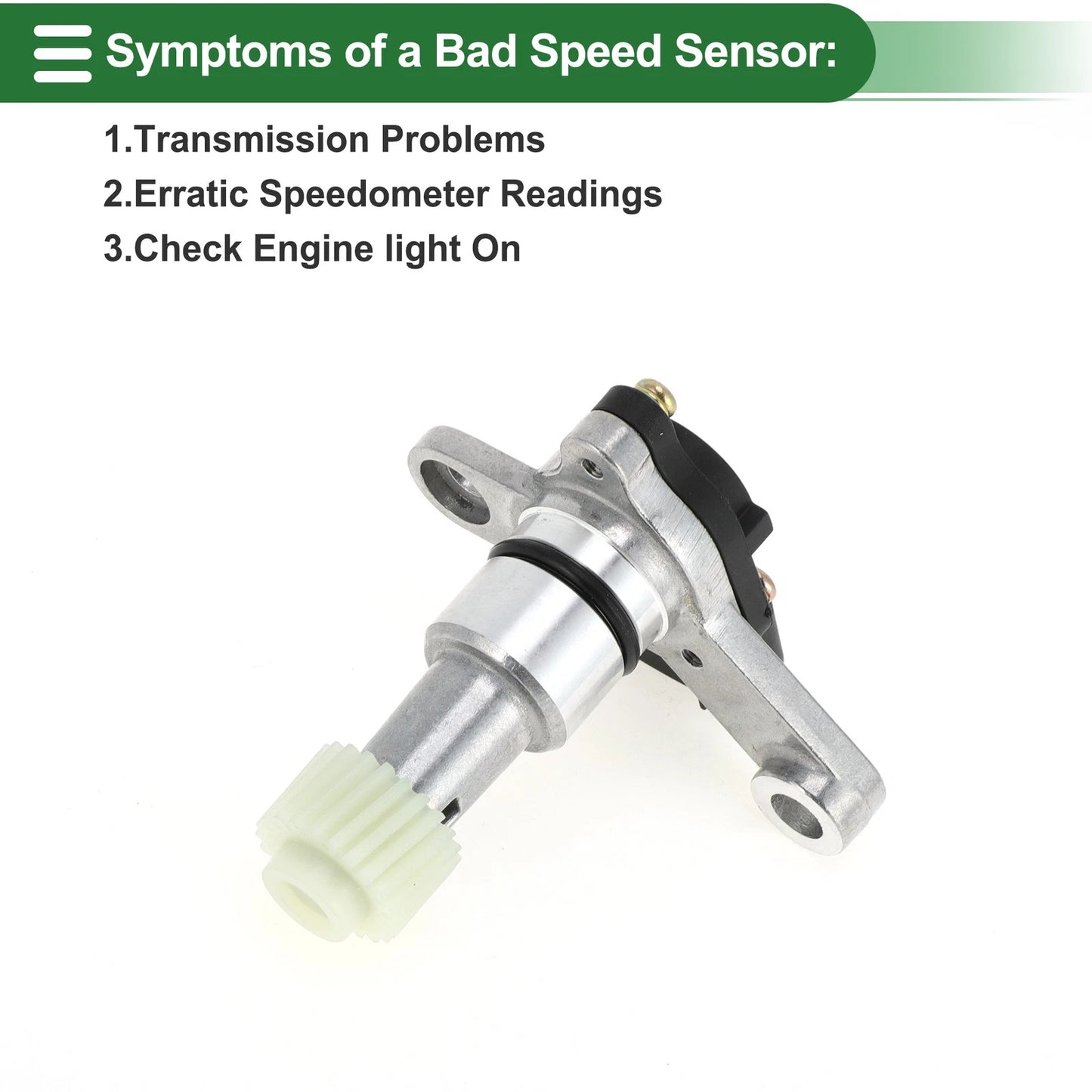 Transmission Speed Sensor for Toyota T100 3.0 (1993-1994) 1 x Black