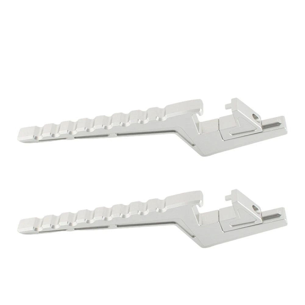 Silver Passenger Foot Peg Extensions for Surron Light Bee S X/L1E & Segway X160