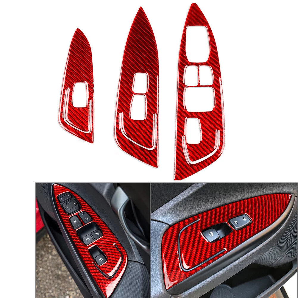 Window Lift Switch Cover Trim for Hyundai Veloster JS (2019-2023) Red