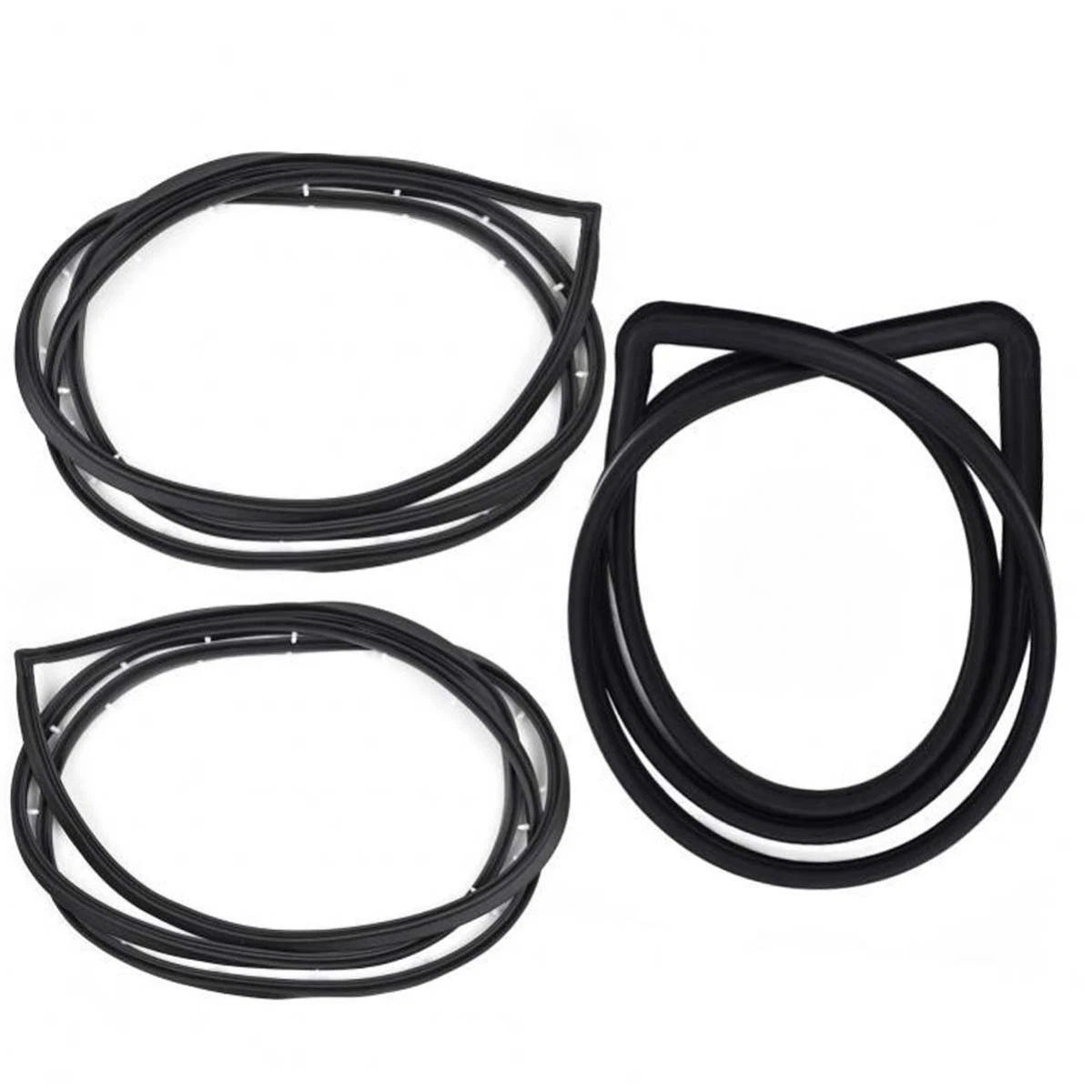 Windshield Rear Door Rubber Set 3 Fits Mitsubishi L200 Triton 2D Pickup 1986-96