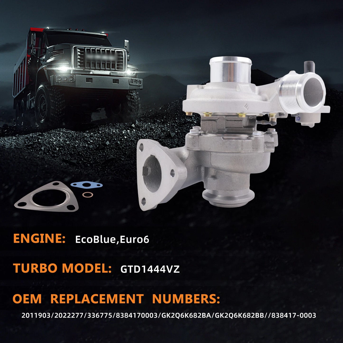 Turbocharger for Ford Transit 2.0L EcoBlue (2016-2023)