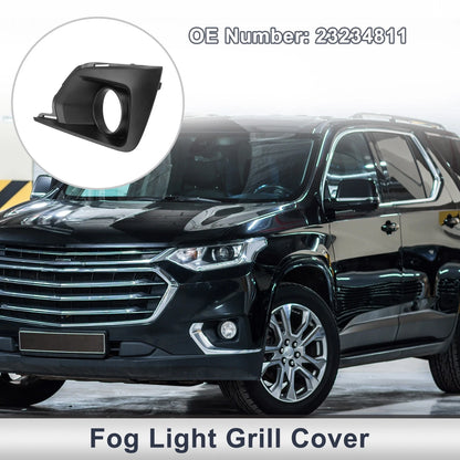 1 Pc Car Front Left Fog Light Grill for Chevrolet Traverse (2018-2019)