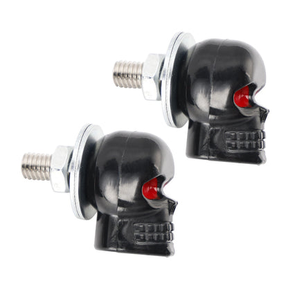 M6 Black Plastic License Plate Screws for Chopper