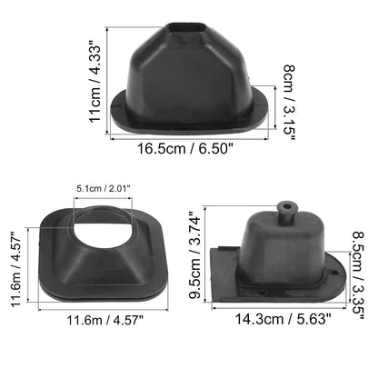 Gear Lever & Handbrake Gaiter Set for Land Rover Series 2A & 3 (1961-1985)