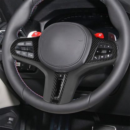 Real Carbon Fiber Steering Wheel Cover for BMW M2 M3 M4 G82 G83 (2023)