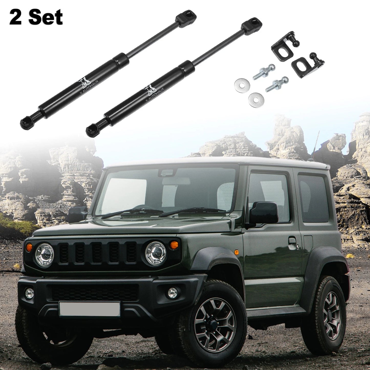 Front Hood Gas Lift Supports for Suzuki Jimny (2018-2023)
