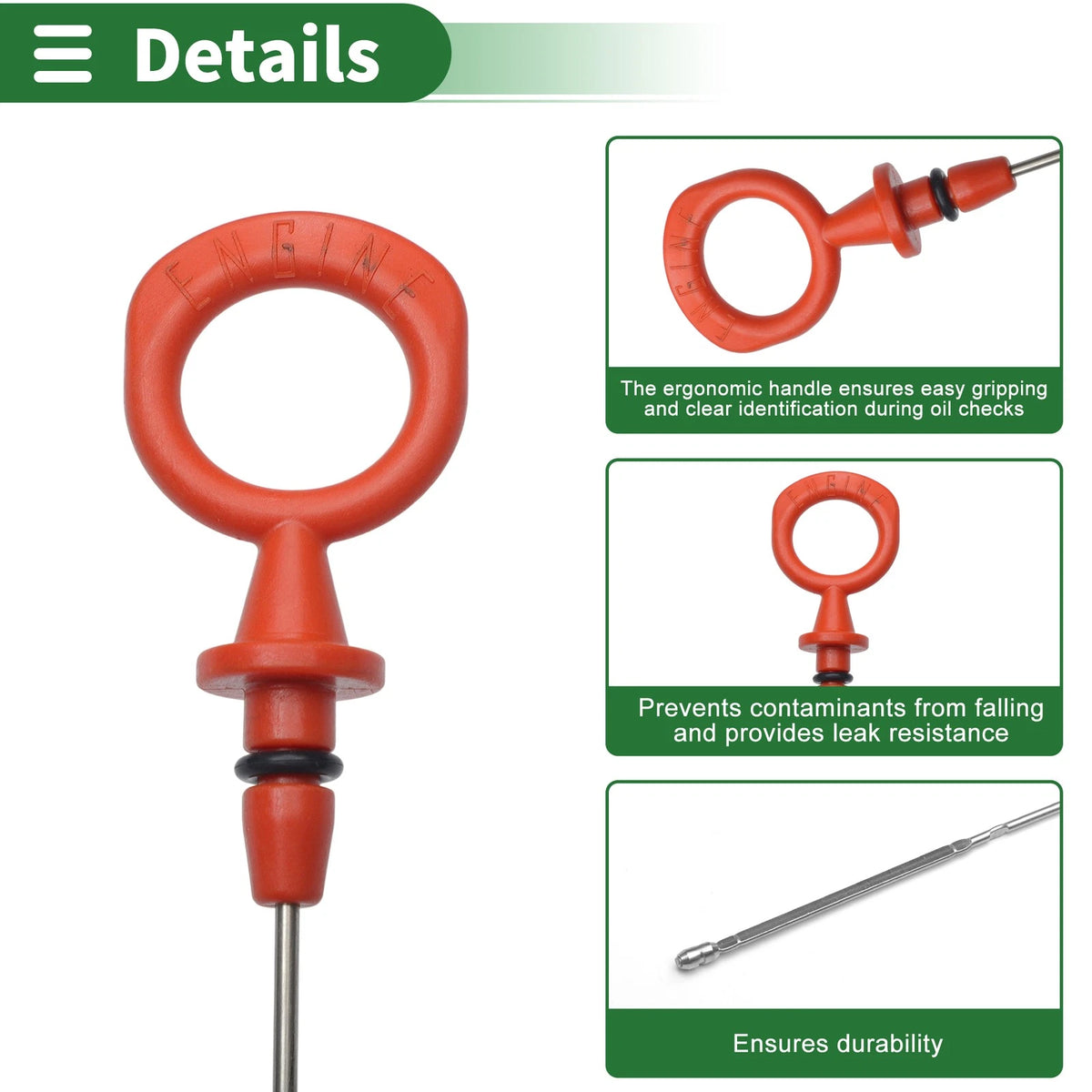 Oil Level Dipstick for Volvo VN 6 12.1L D12 (2004)
